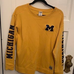 PINK University of Michigan crew neck